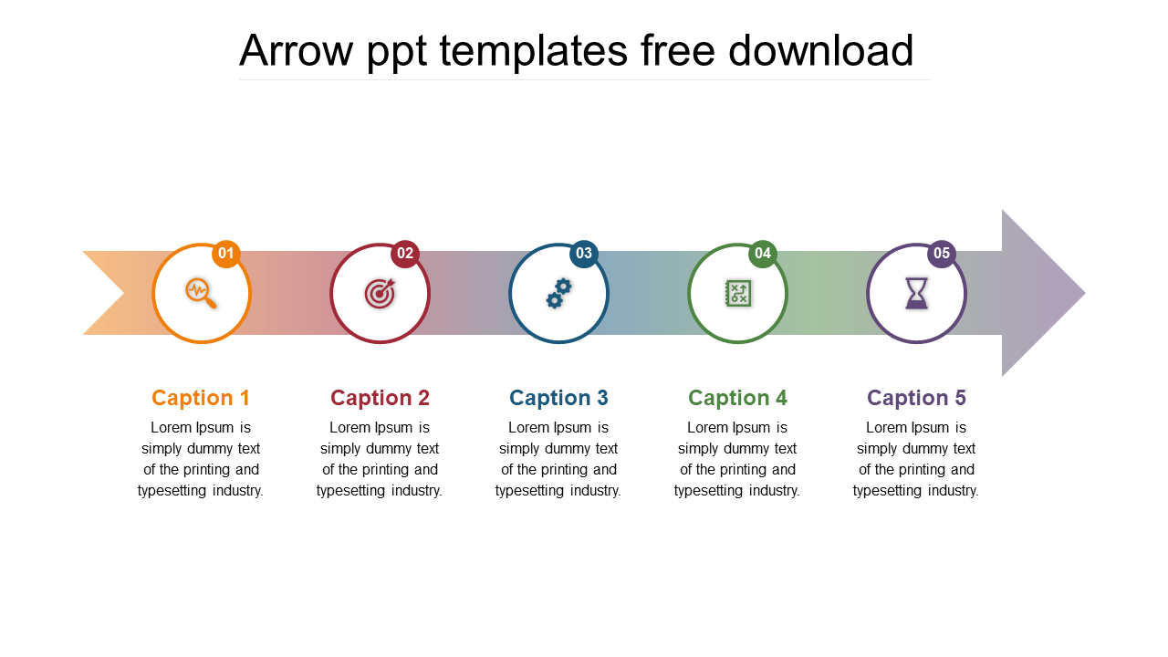 Free Download Arrow PowerPoint Templates for Presentation
